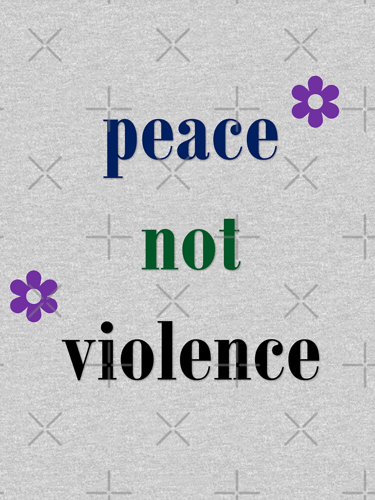Quote-Peace not Violence- Riots in U.S Jan 6, 2021 by Veee8