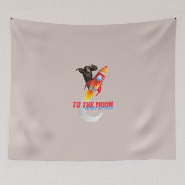Item preview, TO THE MOON - APE "We Love the Stock" designed and sold by Anchor96.