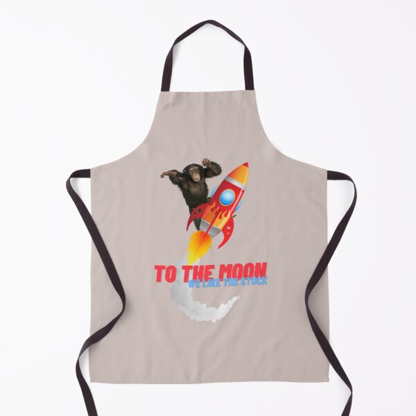 Item preview, TO THE MOON - APE "We Love the Stock" designed and sold by Anchor96.