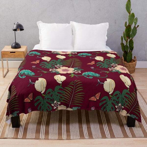 Item preview, Red Jungle Pattern designed and sold by MariaTodesco.