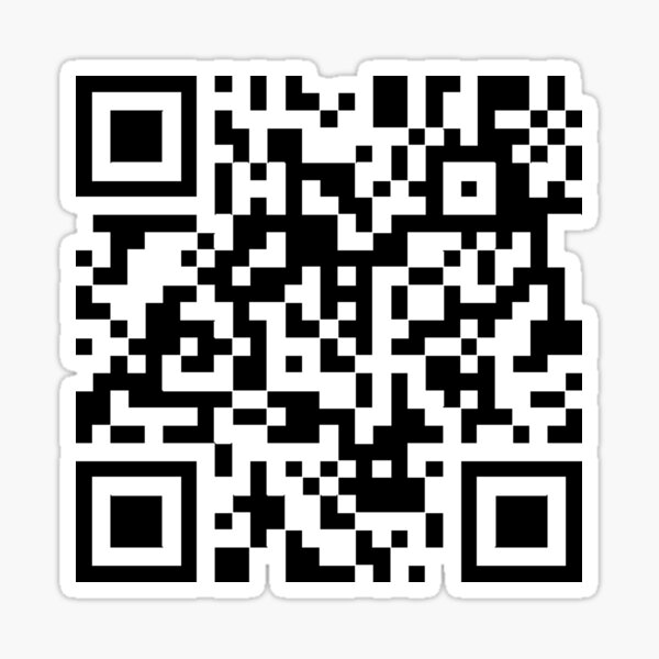 Rick Roll Your Friends! QR code that links to Rick Astley's “Never Gonna  Give You Up”  music video Spiral Notebook for Sale by ApexFibers