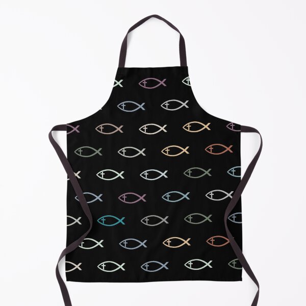 Item preview, Ichthus with Cross Christian Fish Symbol Pattern designed and sold by hobrath.