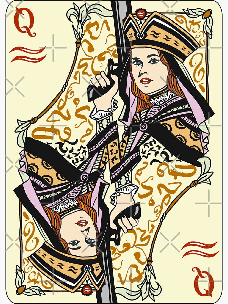 Thumbnail 3 of 3, Sticker, Queen Jane Approximately designed and sold by HandEyeStudio.