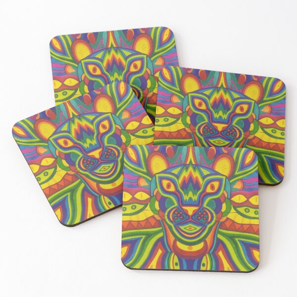 Item preview, Psychedelic Kitty designed and sold by Q Art & Design .