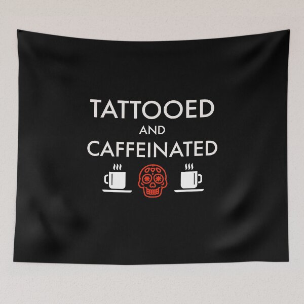 Item preview, TATTOOED AND CAFFEINATED  designed and sold by ColdCityDesign.
