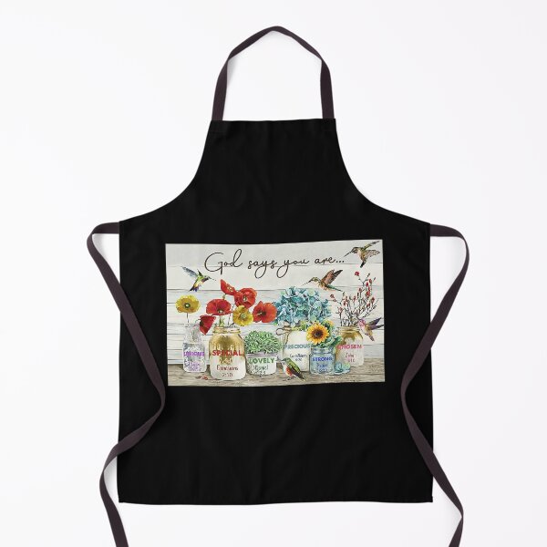 Item preview, God Says You Are Floral Flower Hummingbird Gift designed and sold by Donna6778.