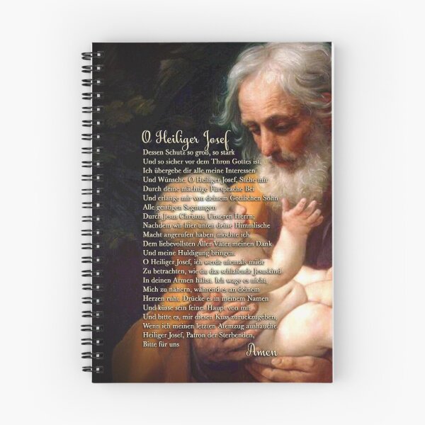 Artikelvorschau, Gebet zum Heiligen Josef auf Deutsch entworfen und verkauft von ArmorOfGodStore.