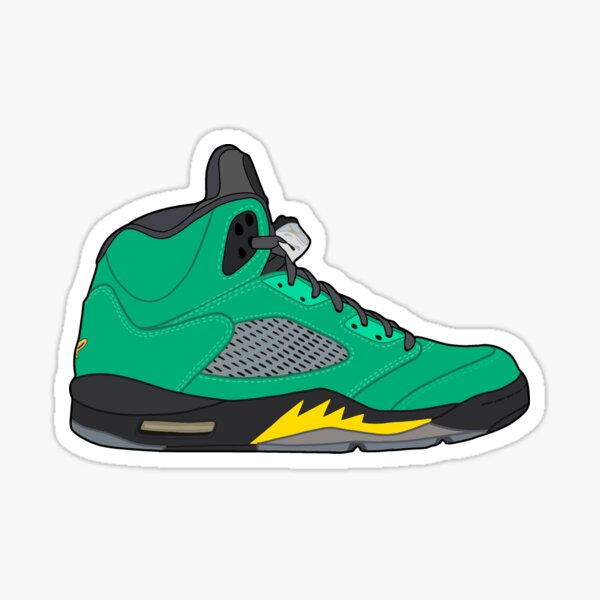 Vista previa del artículo con la obra «Jordan 5 Verde», diseñado y vendido por messimanking.