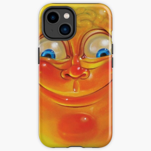 Orange Jelly Head iPhone Tough Case