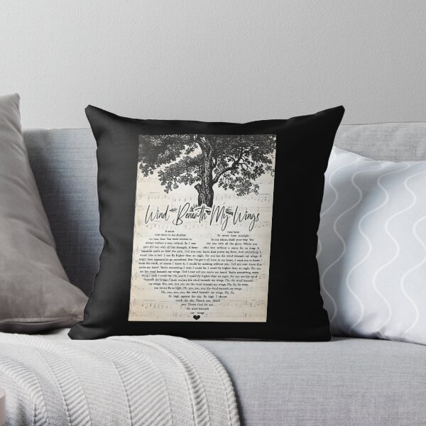 Happy Fall Distressed Words Pillow | Little Birdie