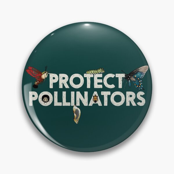 Item preview, Protect Pollinators - Gardening Gift - Insect Art designed and sold by Caitlin Cahill.