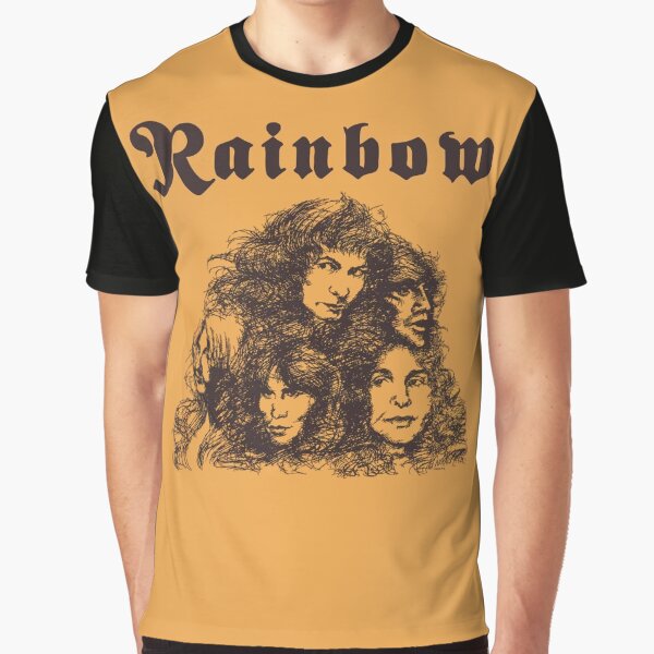 Long Live Rock and Roll Rainbow Graphic T-Shirt