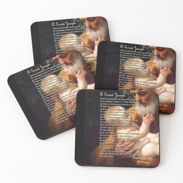 Item preview, Saint Joseph Prayer in French designed and sold by ArmorOfGodStore.