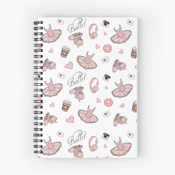 Item preview, Ballet pattern white designed and sold by Nonnyballet.