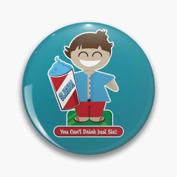 Item preview, Slusho Mascot - "You Can't Drink Just Six!" designed and sold by KaleneCreative.