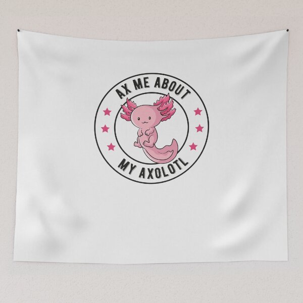 Item preview, Axolotl ask me designed and sold by ElBeDesigns.