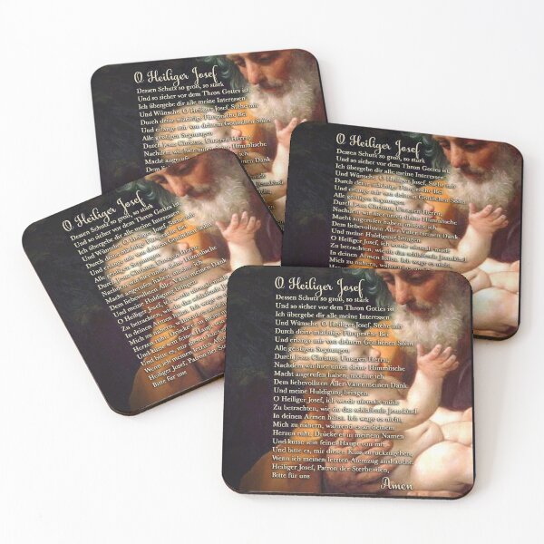 Item preview, Saint Joseph Prayer in German designed and sold by ArmorOfGodStore.