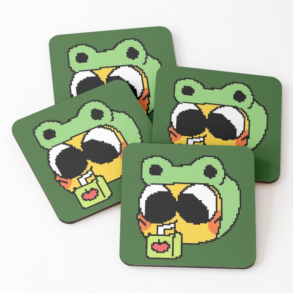 Item preview, Emoji in a Frog hat drinking Apple Juice designed and sold by AvengingWolf91.