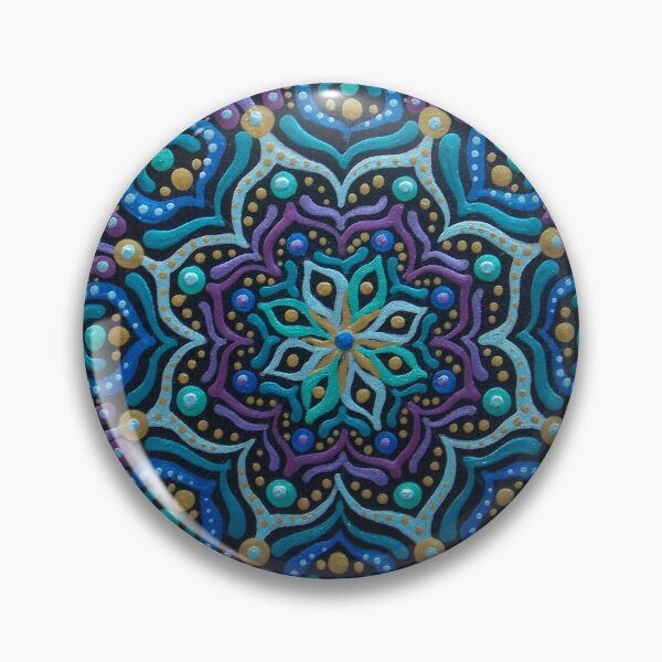Item preview, Blue Flower Mandala designed and sold by Kaila Lance.