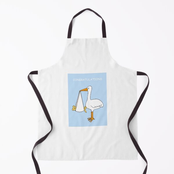Item preview, Congratulations New Pet Dog Fur Baby Cartoon Stork designed and sold by KateTaylor.