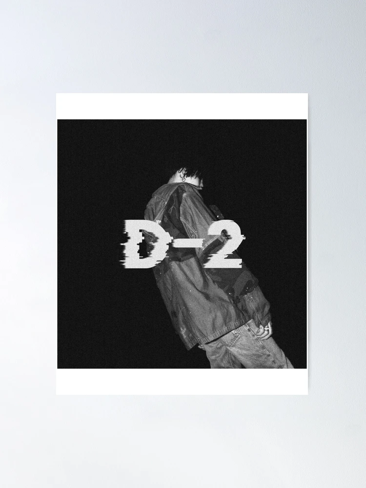 Agust D 'D-2' Album Art Tracklist Poster – The Indie Planet