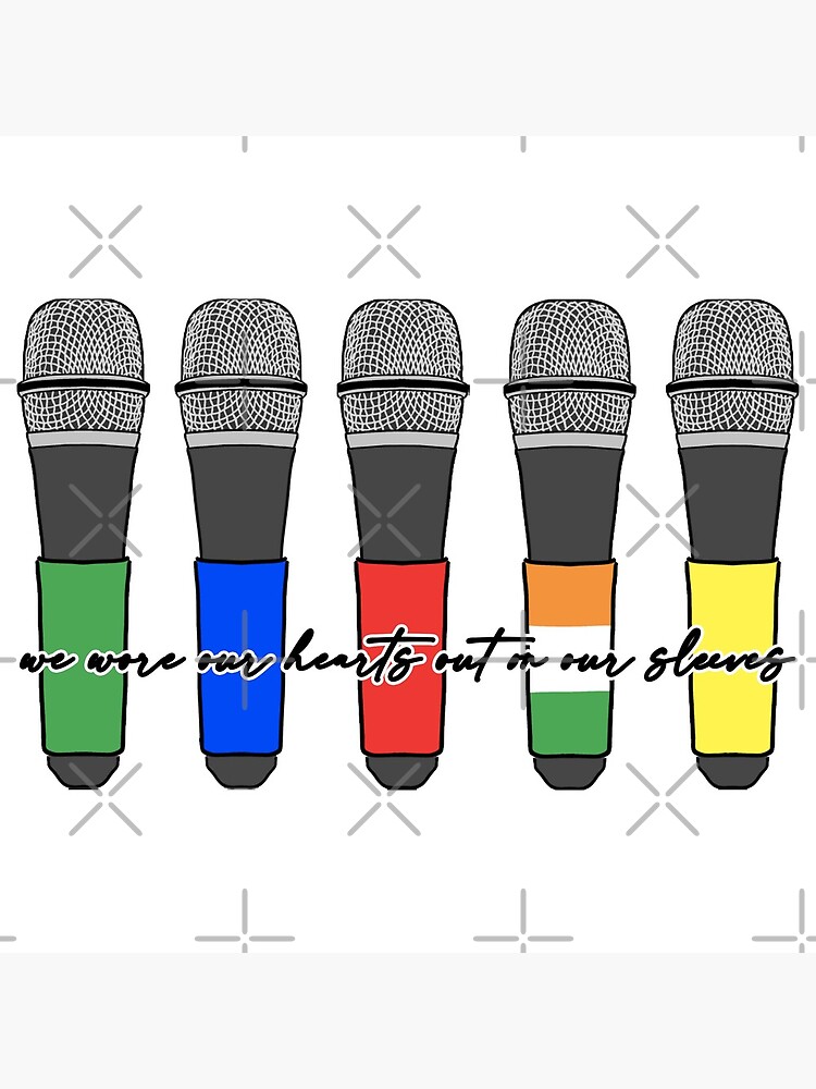 "one direction mics" Poster by cellal Redbubble