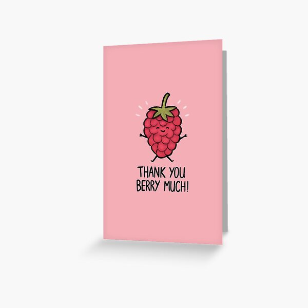 Item preview, Thank You Berry Much! designed and sold by drawforpun.