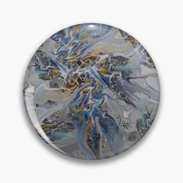 Item preview, Icy a New Fabric Design by Rebecca Kelman designed and sold by ByBeccaArt.
