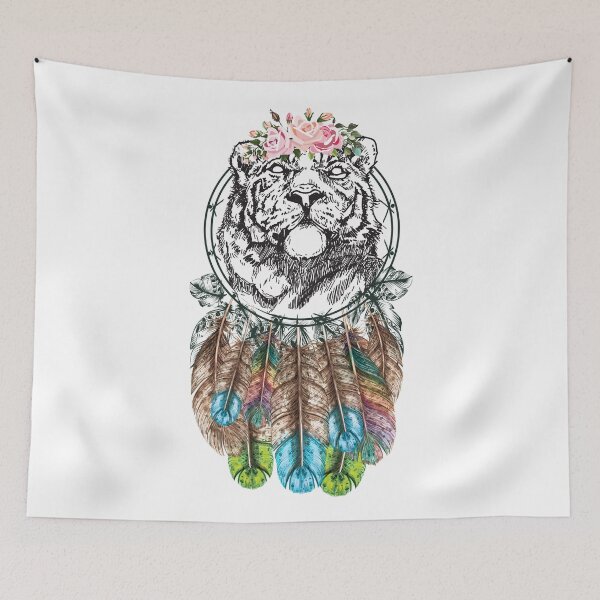 Item preview, Wanderlust boho tiger designed and sold by SidTastic .