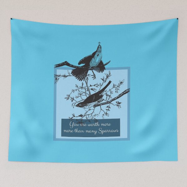 Item preview, You are worth more than many sparrows designed and sold by fsultesart.