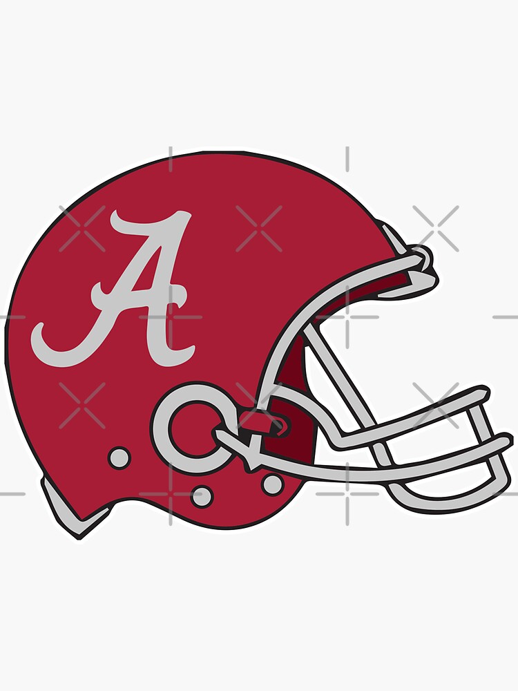 "Alabama Football Helmet" Sticker for Sale by Stickerfy1 Redbubble