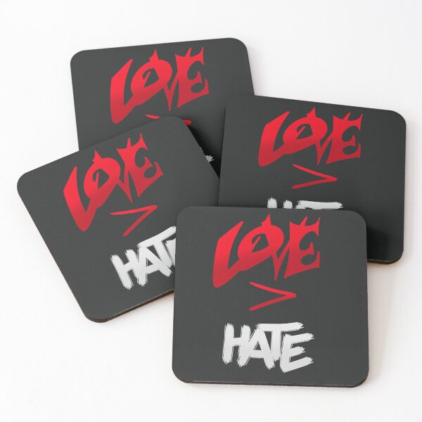 Item preview, love is greater than hate designed and sold by Yous-Bou.