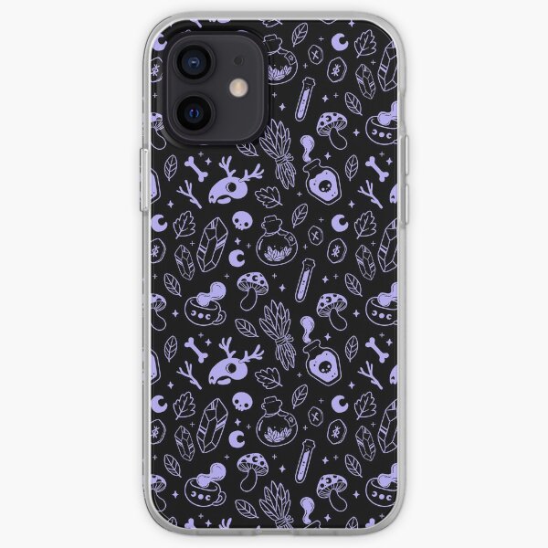 Witchy Ingredients // Black & Purple | Nikury iPhone Soft Case