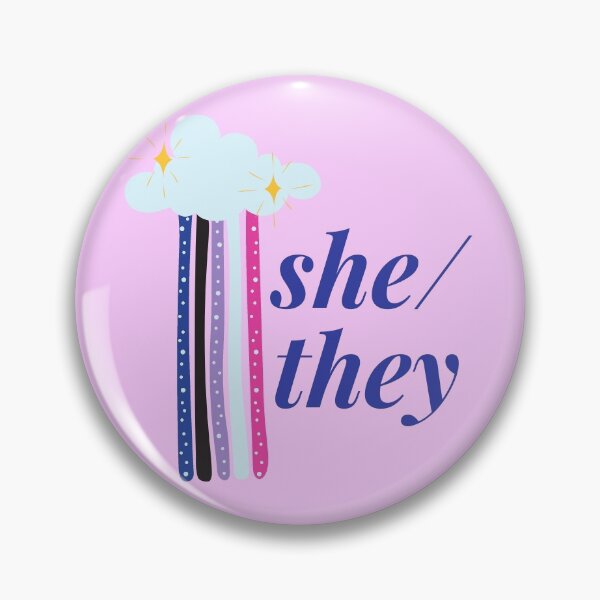 Item preview, She/They Pronouns designed and sold by reaganday28.