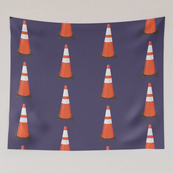 Item preview, Traffic Cone Geometric Drawing designed and sold by Rocket-To-Pluto.