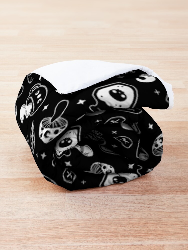 Alternate view of Witchy Ingredients // Black & White | Nikury Comforter