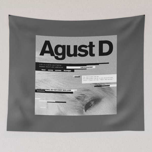 Item preview, Agust D: Agust D Mixtape Cover: Gray designed and sold by TheMochiLife.
