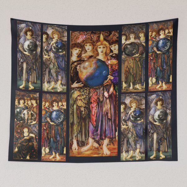 Item preview, SIX DAYS OF CREATION ANGELS  AND FOURTH DAY ANGEL  by Edward Burne Jones, Complete Series designed and sold by BulganLumini.