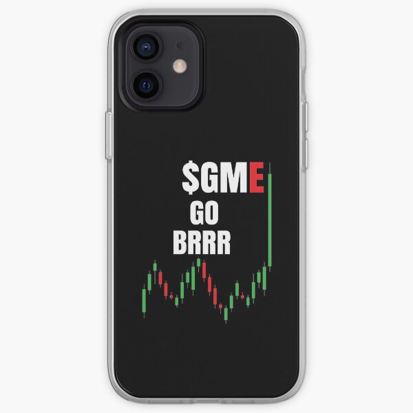 GME solo pega a la luna Funda blanda para iPhone