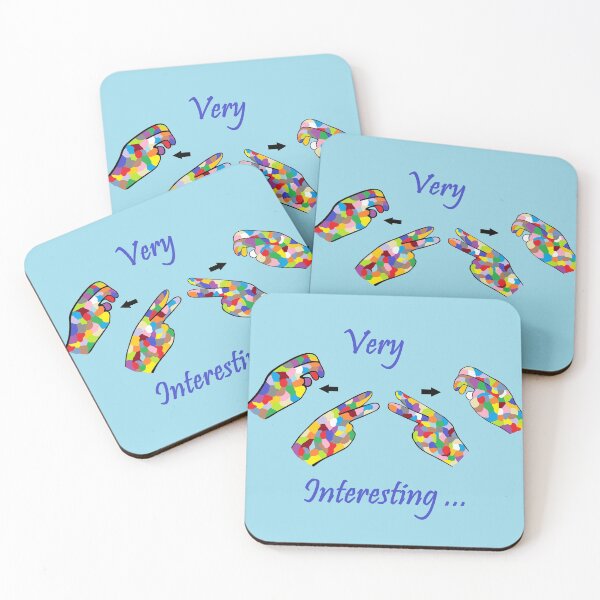 Item preview, ASL Very Interesting Vee  Sign ASL ART designed and sold by EloiseArt.