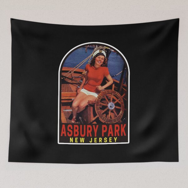 Item preview, Vintage Asbury Park Travel Decal  designed and sold by fearcity.