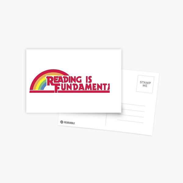 Lesen ist grundlegend Postkarte