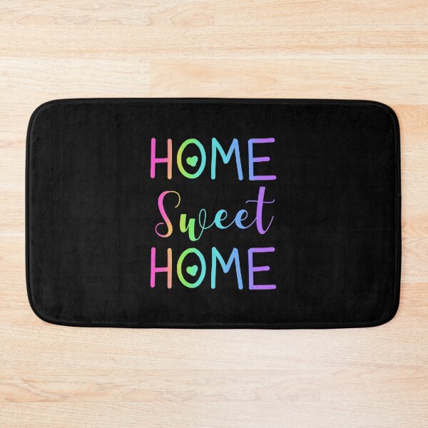 Item preview, Home Sweet Home - Rainbow Gradient on Black designed and sold by Whoopsidoodle.