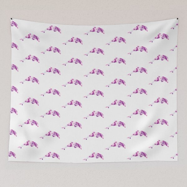 Item preview, Pink Tie Dye Dolphin designed and sold by tjbrock2.