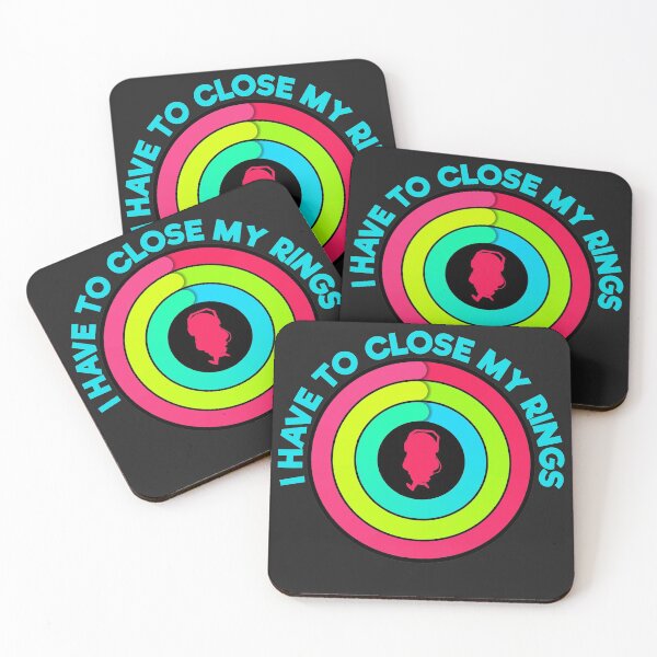 Item preview, I have to Close My Rings- Silhouette  designed and sold by PosterpartyCo.