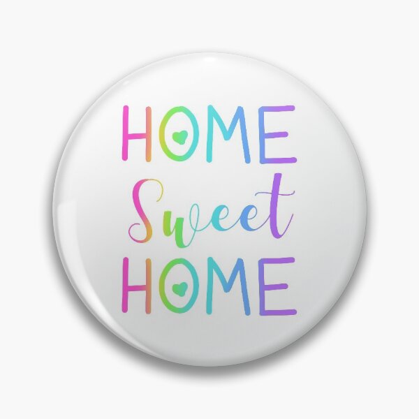 Item preview, Home Sweet Home - Rainbow Gradient on White designed and sold by Whoopsidoodle.
