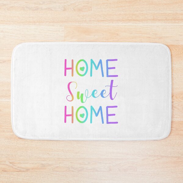 Item preview, Home Sweet Home - Rainbow Gradient on White designed and sold by Whoopsidoodle.