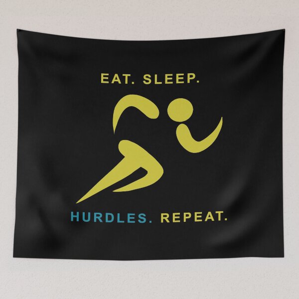 Item preview, Eat Sleep Hurdles Repeat designed and sold by TKsTees.