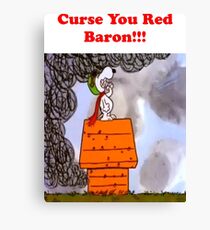 Curse you Red Baron! Canvas Print