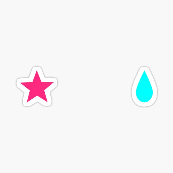 Star and Tear Sticker